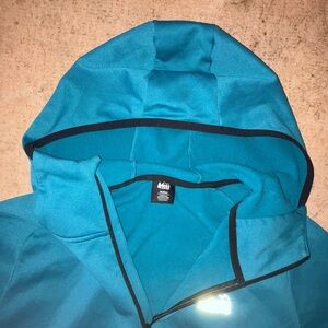 Rei quarter neck zip hoodie.